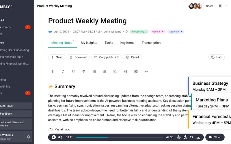 Sembly AI screenshot 2
