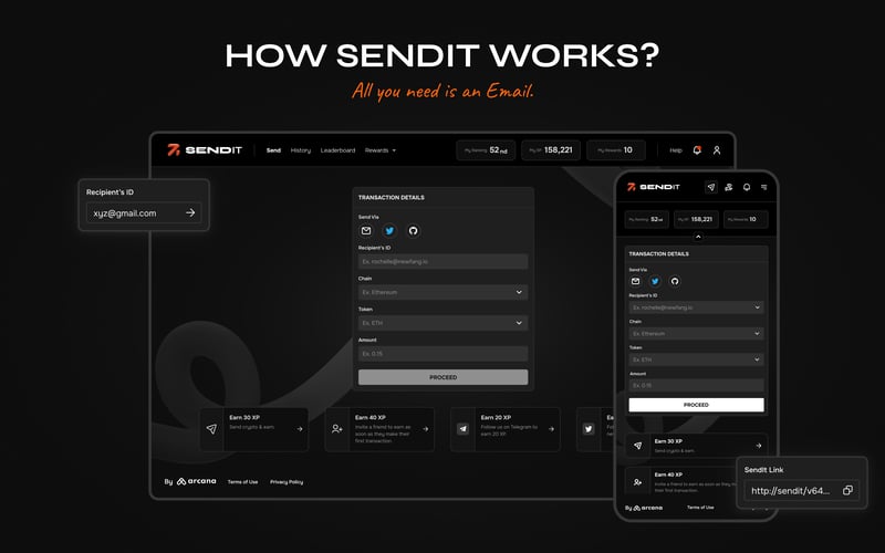 SendIT screenshot 2