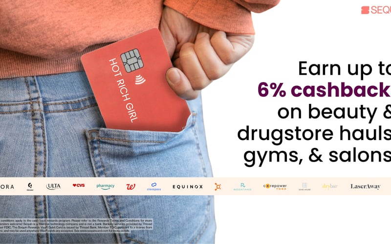 Sequin Rewards Visa® Debit Card screenshot 1