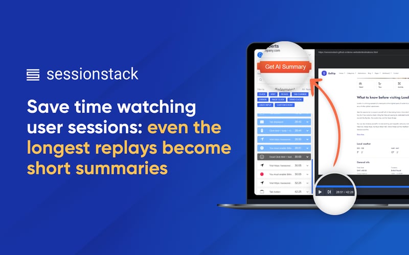 SessionStack screenshot 1