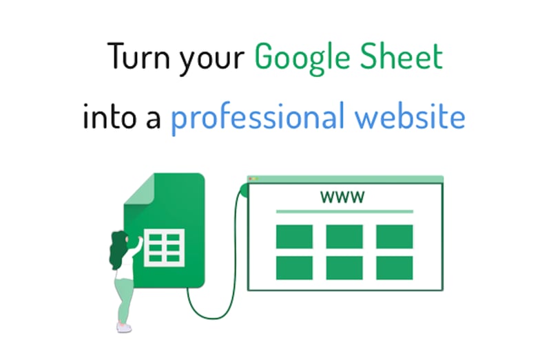 Sheet2Site screenshot 1