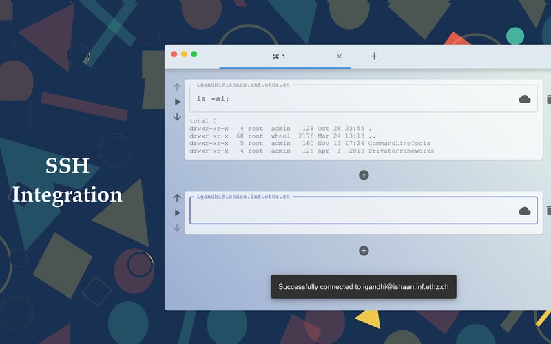 Shell Notebook screenshot 3
