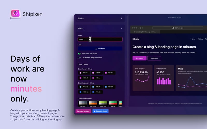 Shipixen screenshot 1