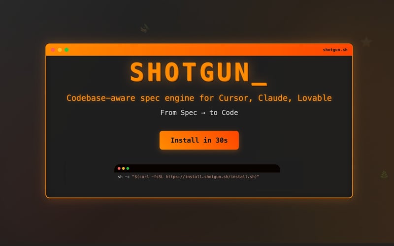 Shotgun CLI screenshot 1