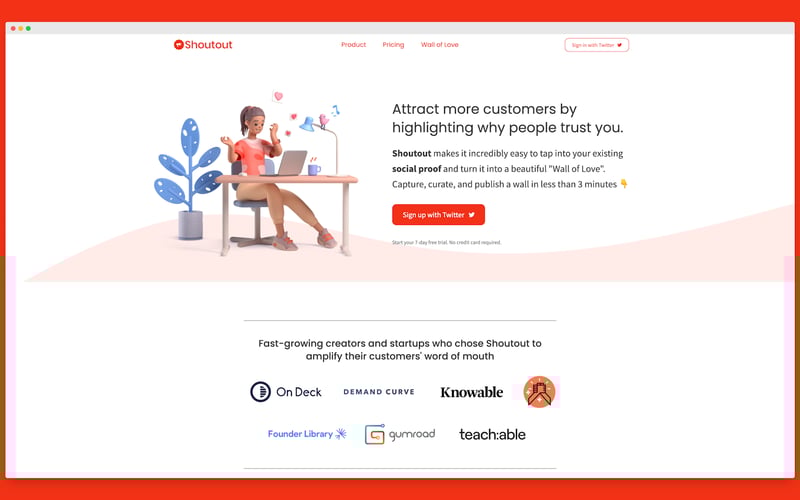 Shoutout screenshot 1