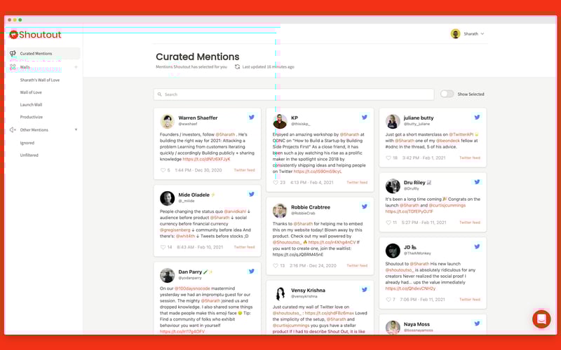 Shoutout screenshot 2