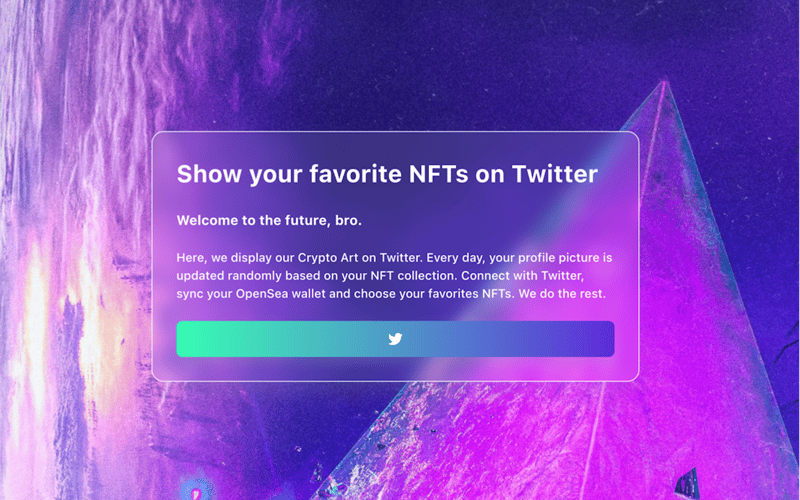 Show my NFT on Twitter screenshot 2