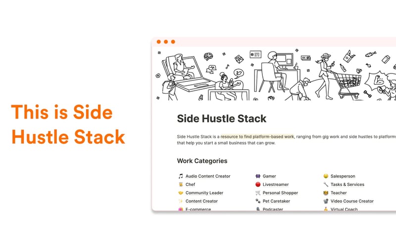 Side Hustle Stack screenshot 1