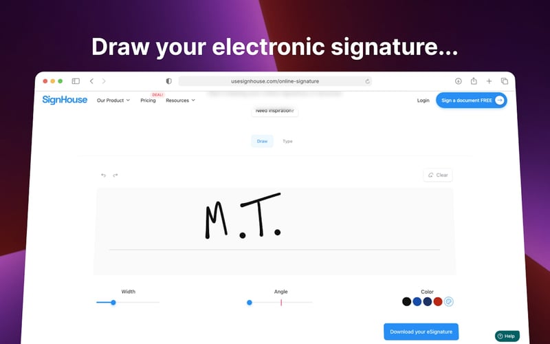 SignHouse screenshot 2
