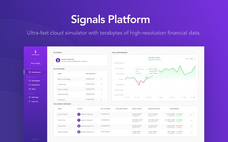 Signals Network screenshot 1