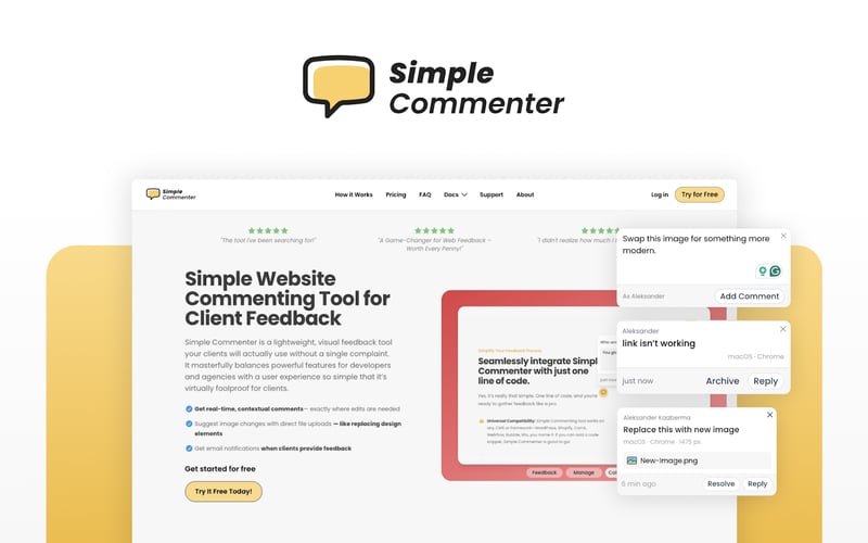 Simple Commenter screenshot 1