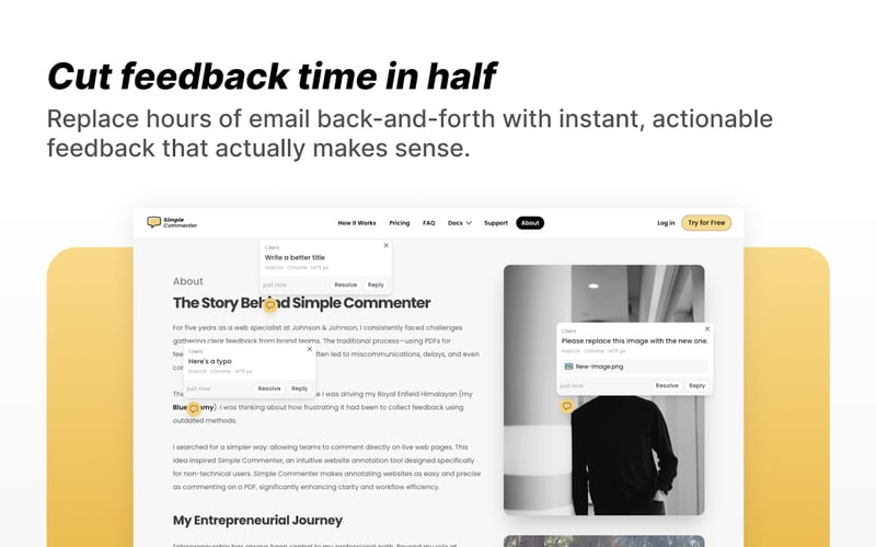 Simple Commenter screenshot 2