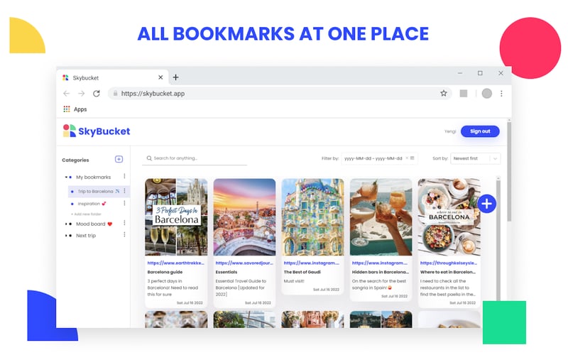 SkyBucket screenshot 1