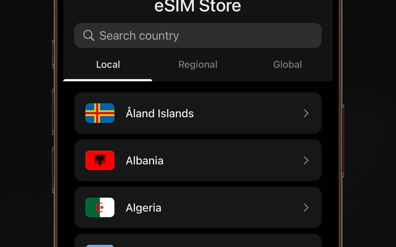 Skyalo – Global eSIM for Travel screenshot 1