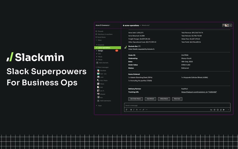 Slackmin screenshot 1
