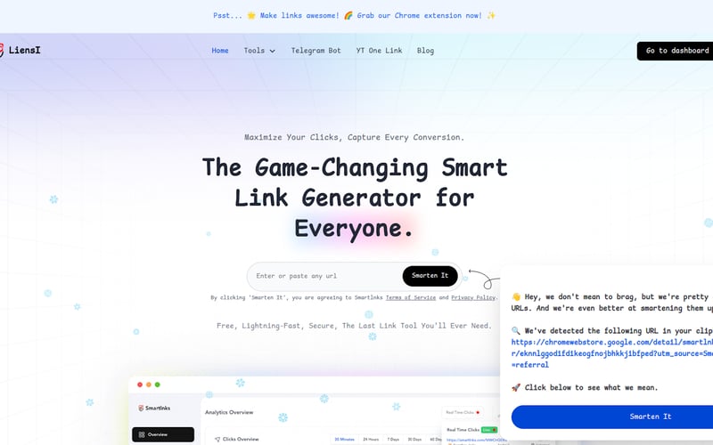 SmartLnks: The #1 Smart Link Generator screenshot 1