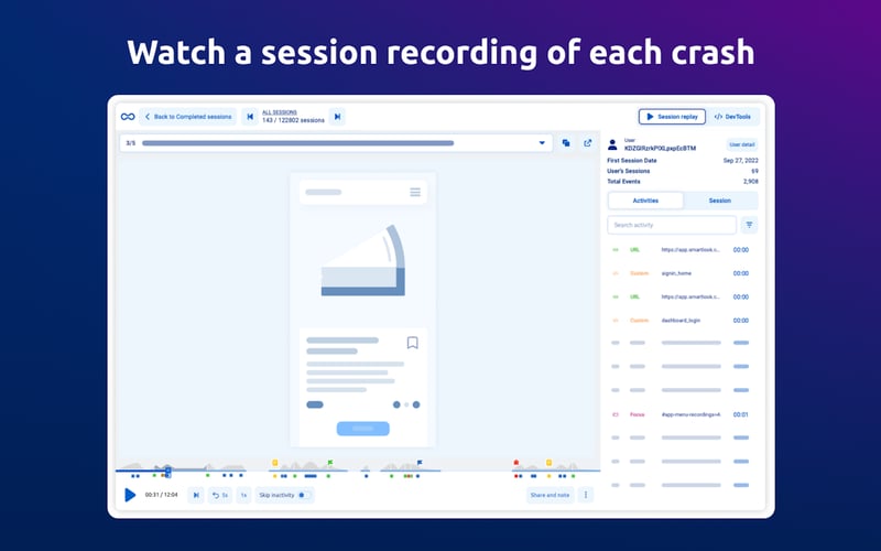 Smartlook screenshot 2