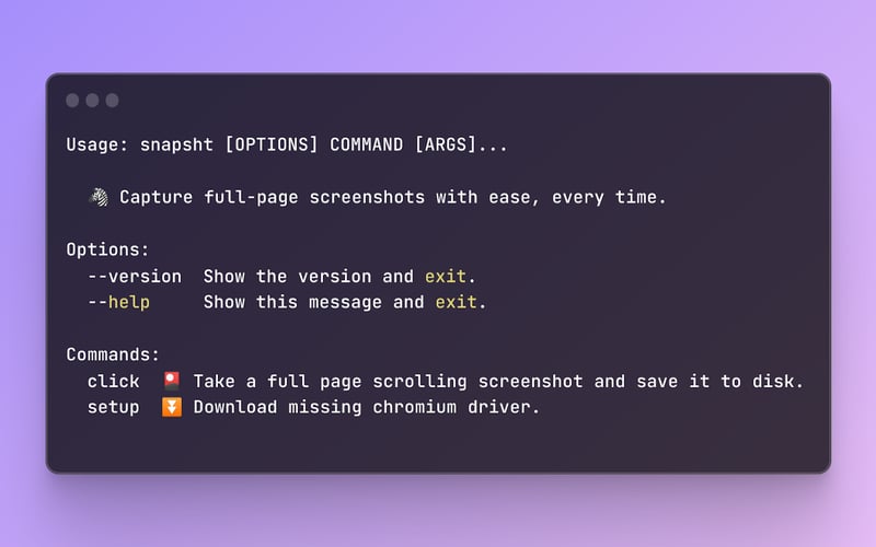 Snapsht screenshot 1
