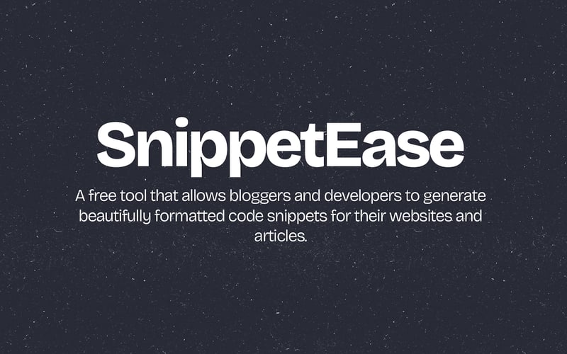 SnippetEase screenshot 1