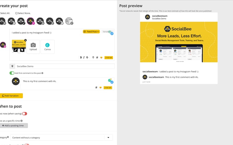SocialBee screenshot 2