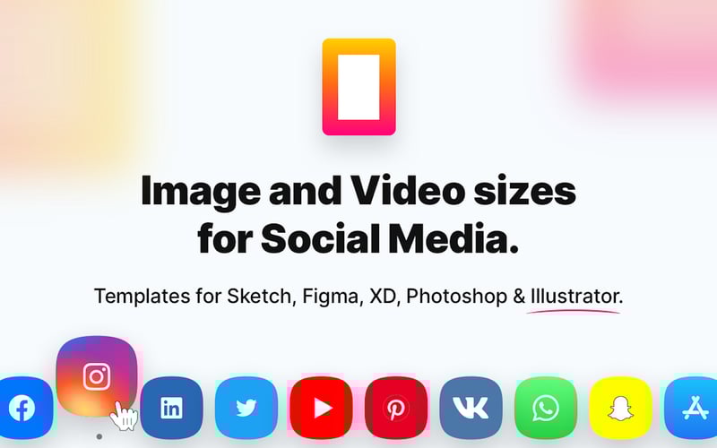 SocialSizes screenshot 1
