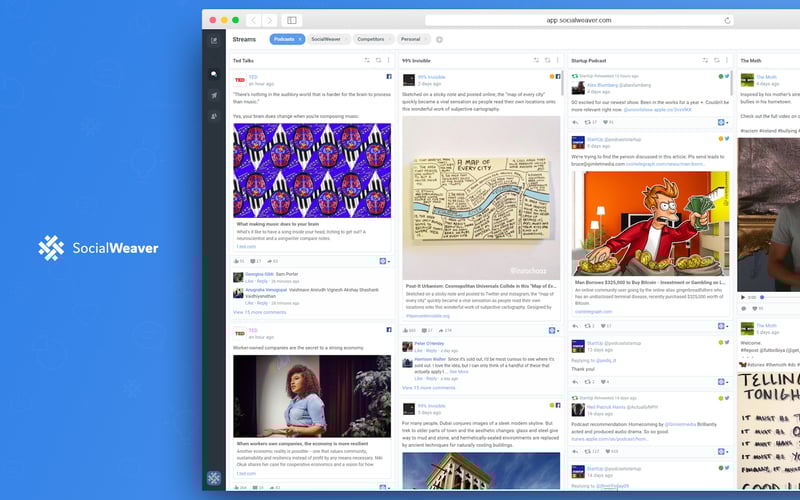 SocialWeaver screenshot 1