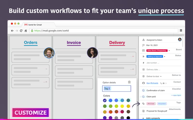 Sortd for Gmail screenshot 2