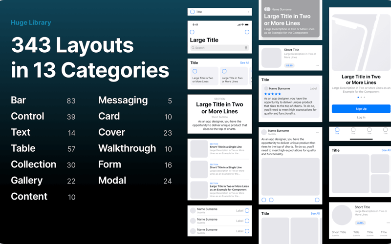 Source Wireframe Kit screenshot 3