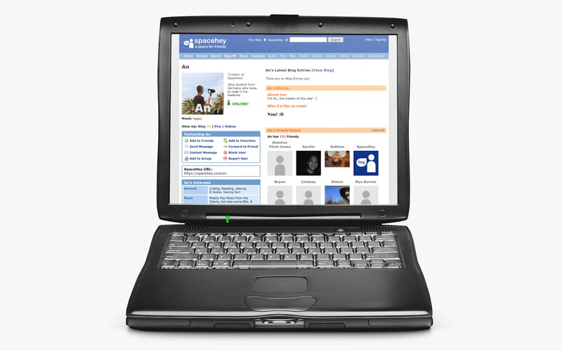 SpaceHey screenshot 2