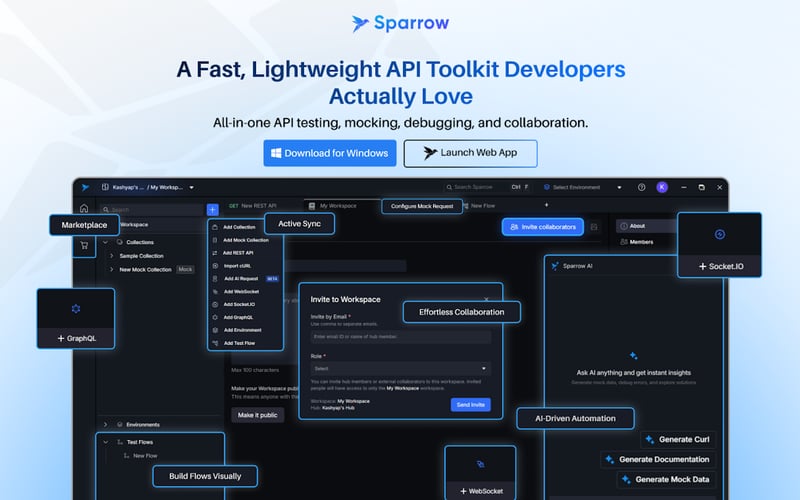 Sparrow screenshot 2