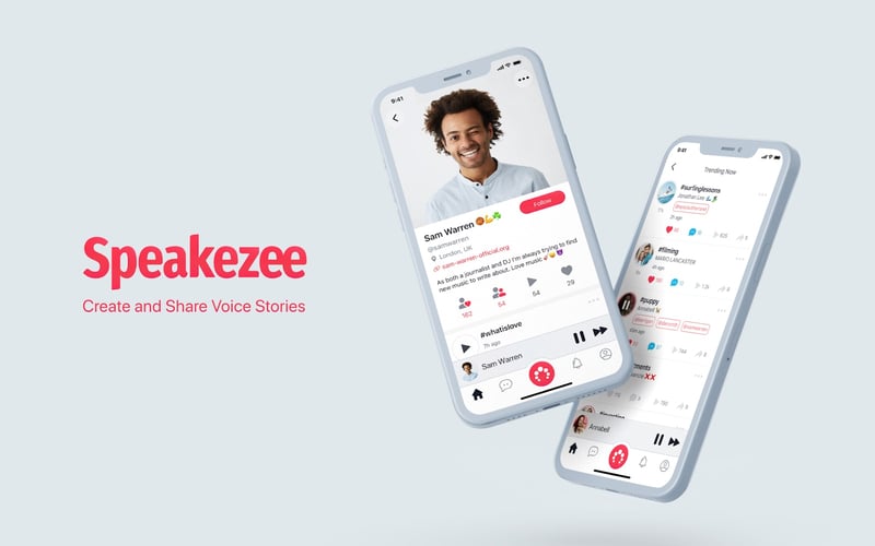 Speakezee Social Audio screenshot 1