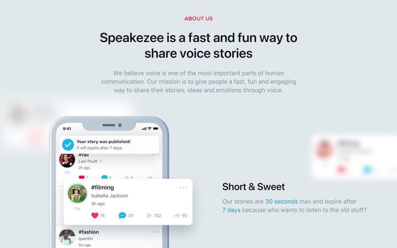 Speakezee Social Audio screenshot 2