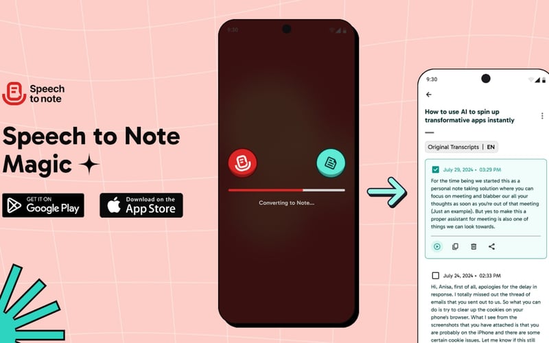 Speech to Note screenshot 1