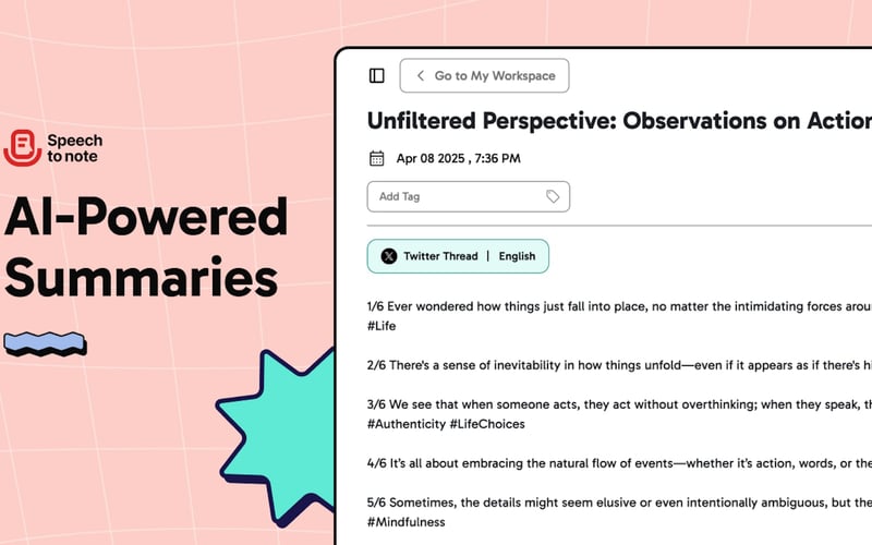 Speech to Note screenshot 2