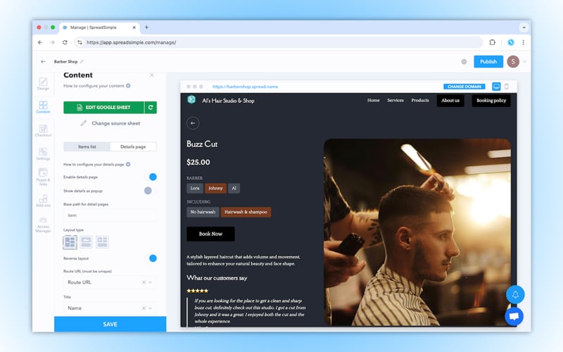 SpreadSimple screenshot 1