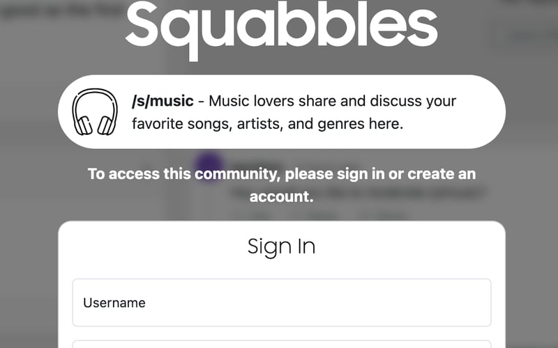 Squabblr screenshot 2