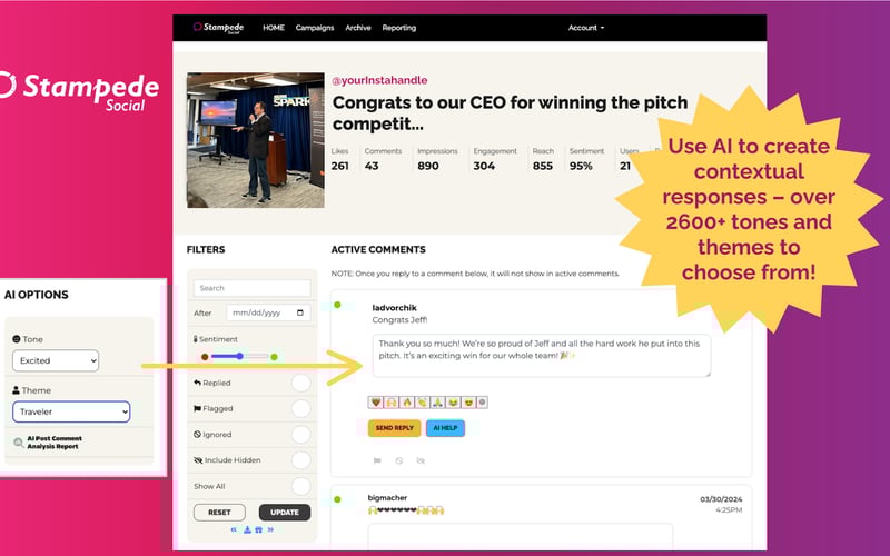 Stampede Social screenshot 3