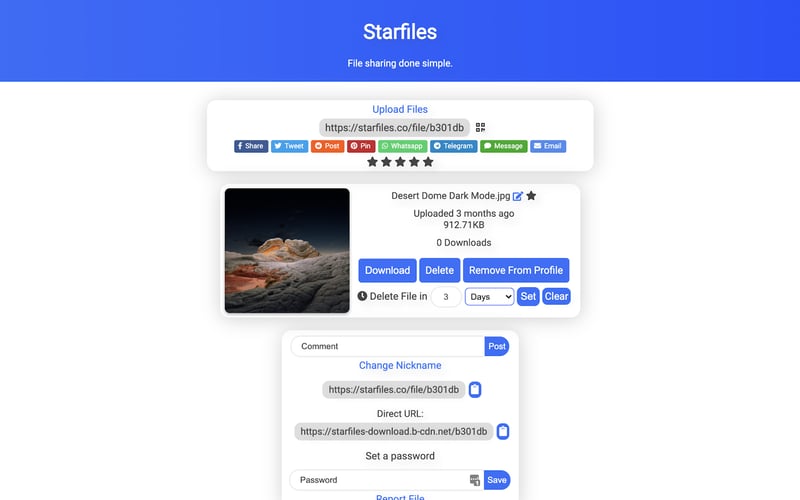 Starfiles screenshot 3