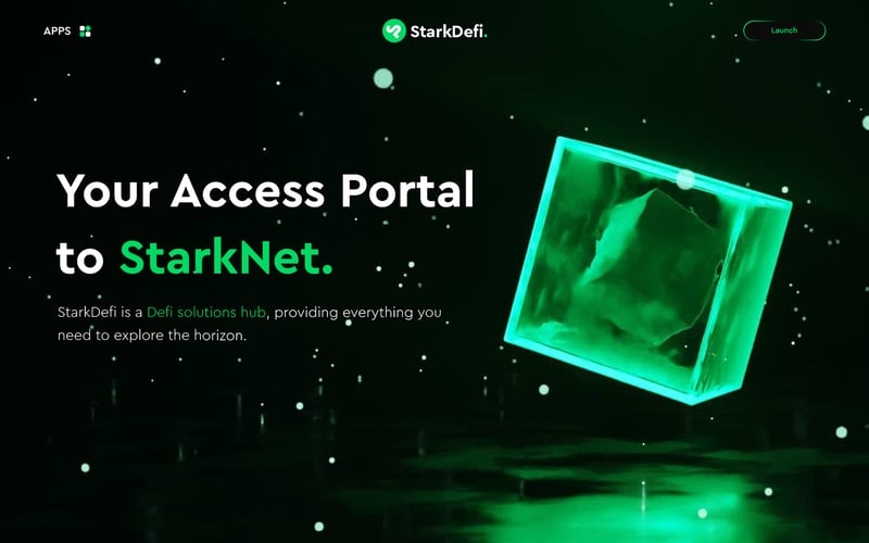 StarkDeFi screenshot 1