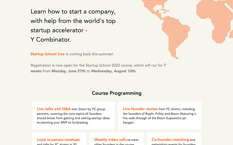 Startup School screenshot 1