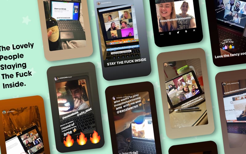 Stay The Fuck Inside - A Drinking Game screenshot 1