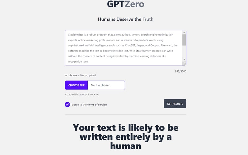 StealthWriter screenshot 2