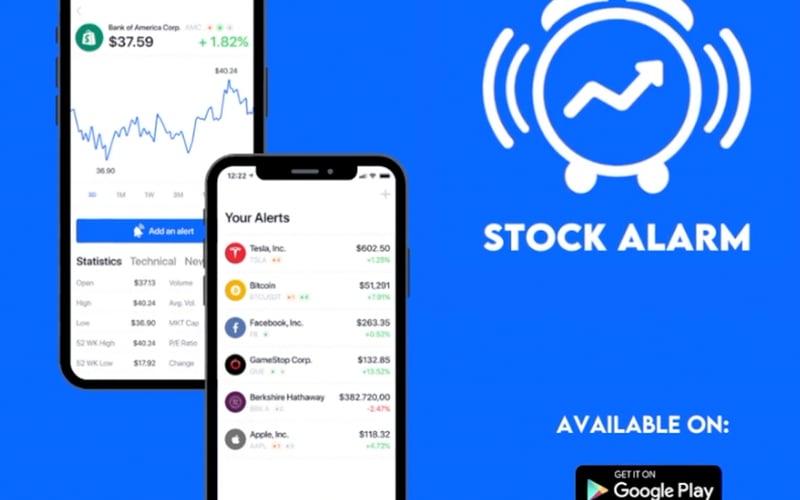 Stock Alerts screenshot 2