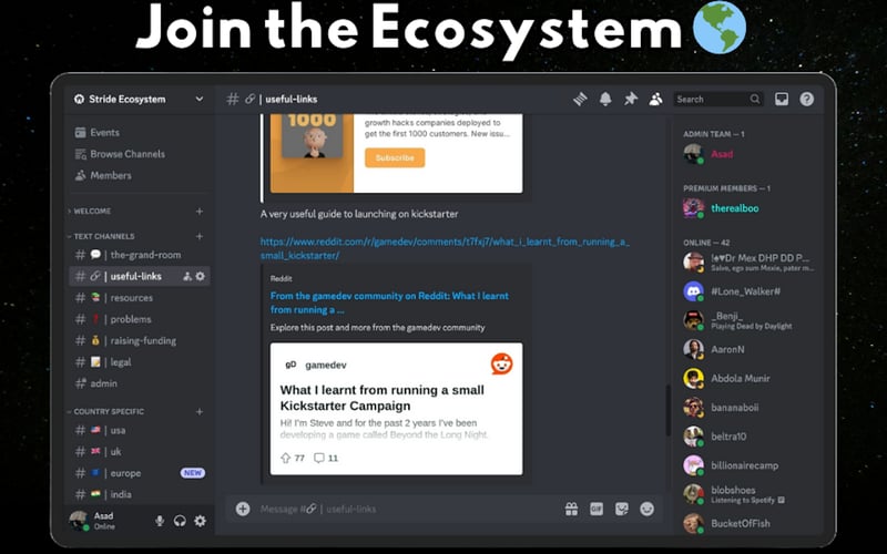 Stride Ecosystem screenshot 2