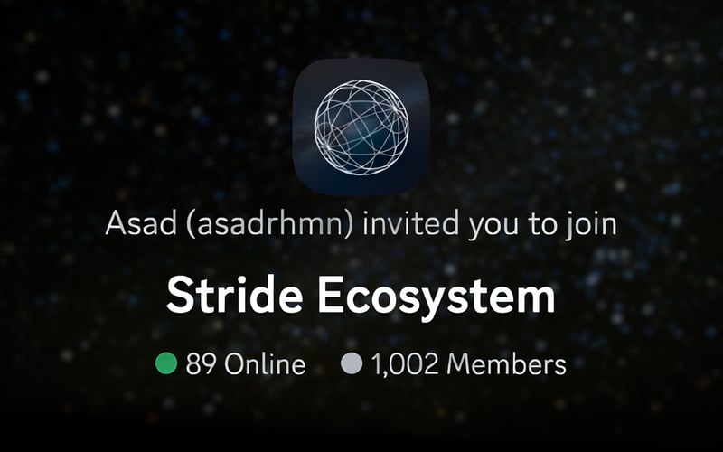 Stride Ecosystem screenshot 3