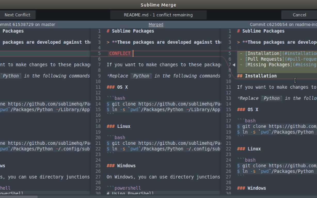 Sublime Merge preview