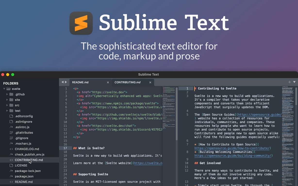 Sublime preview