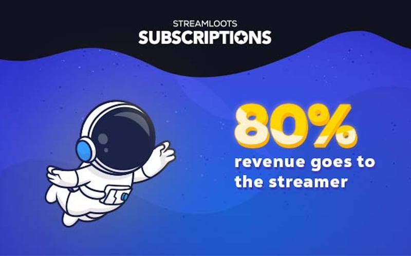 Subscriptions on Streamloots screenshot 2