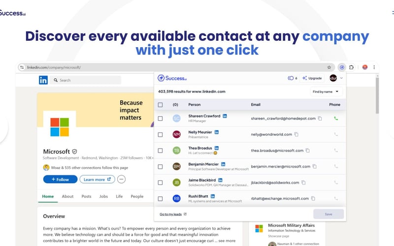 Success.ai screenshot 2