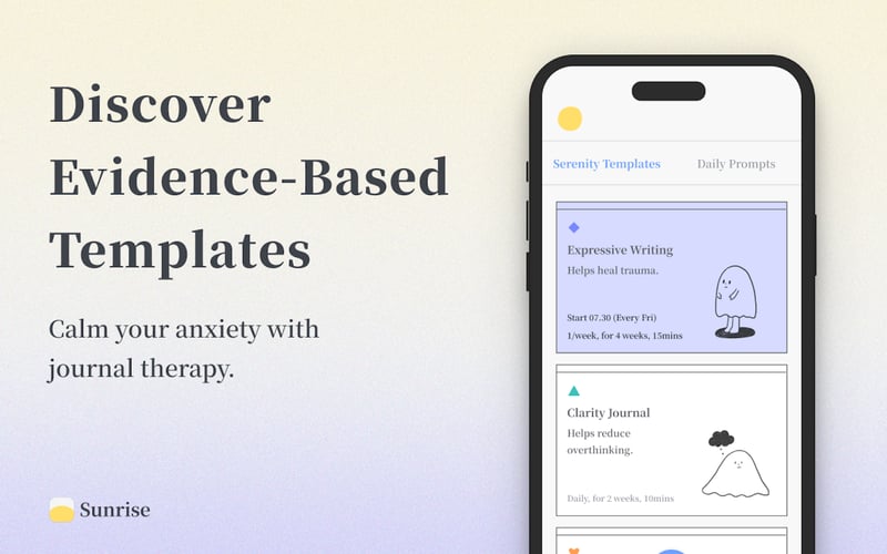 Sunrise: Guided Journaling & Mindfulness screenshot 2
